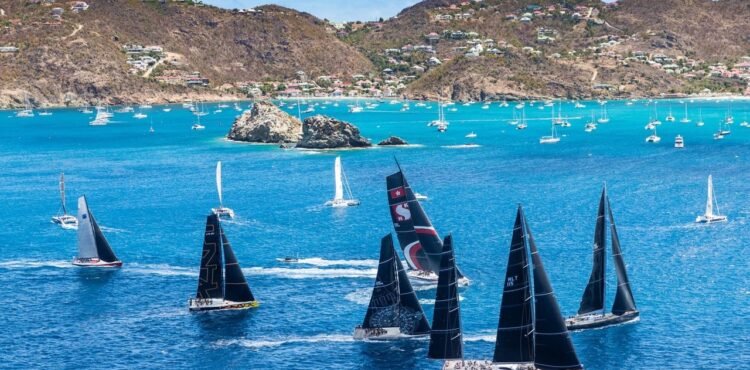 Ambersail 2 vejasi konkurentus regatoje Karibuose © Christophe Jouany